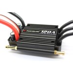Flycolor Waterproof Brushless ESC 120A 2-6S Lipo Electric Speed Controller With BEC 5.5V/5A Water Cooling System for RC Boats